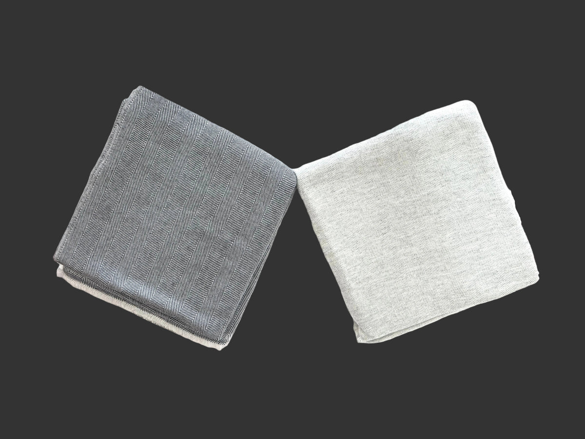 Herringbone  Cashmere Blanket