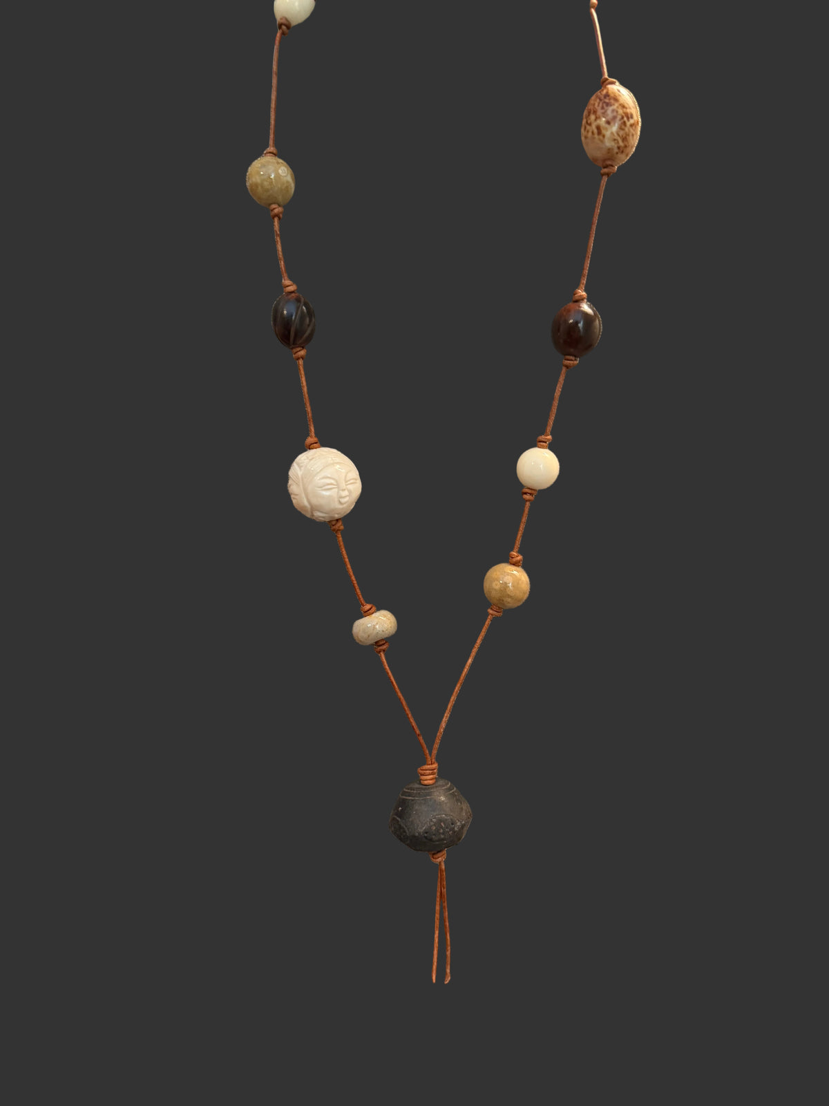 Vintage African Clay & Natural Beads