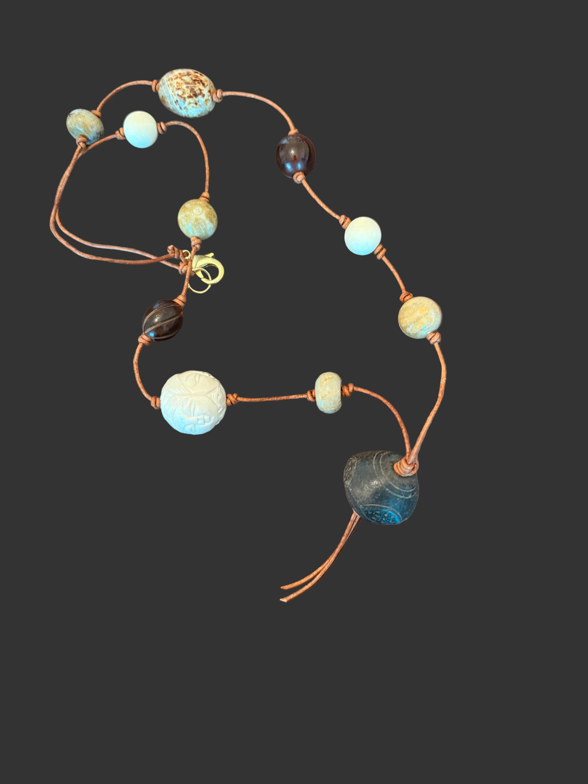 Vintage African Clay & Natural Beads