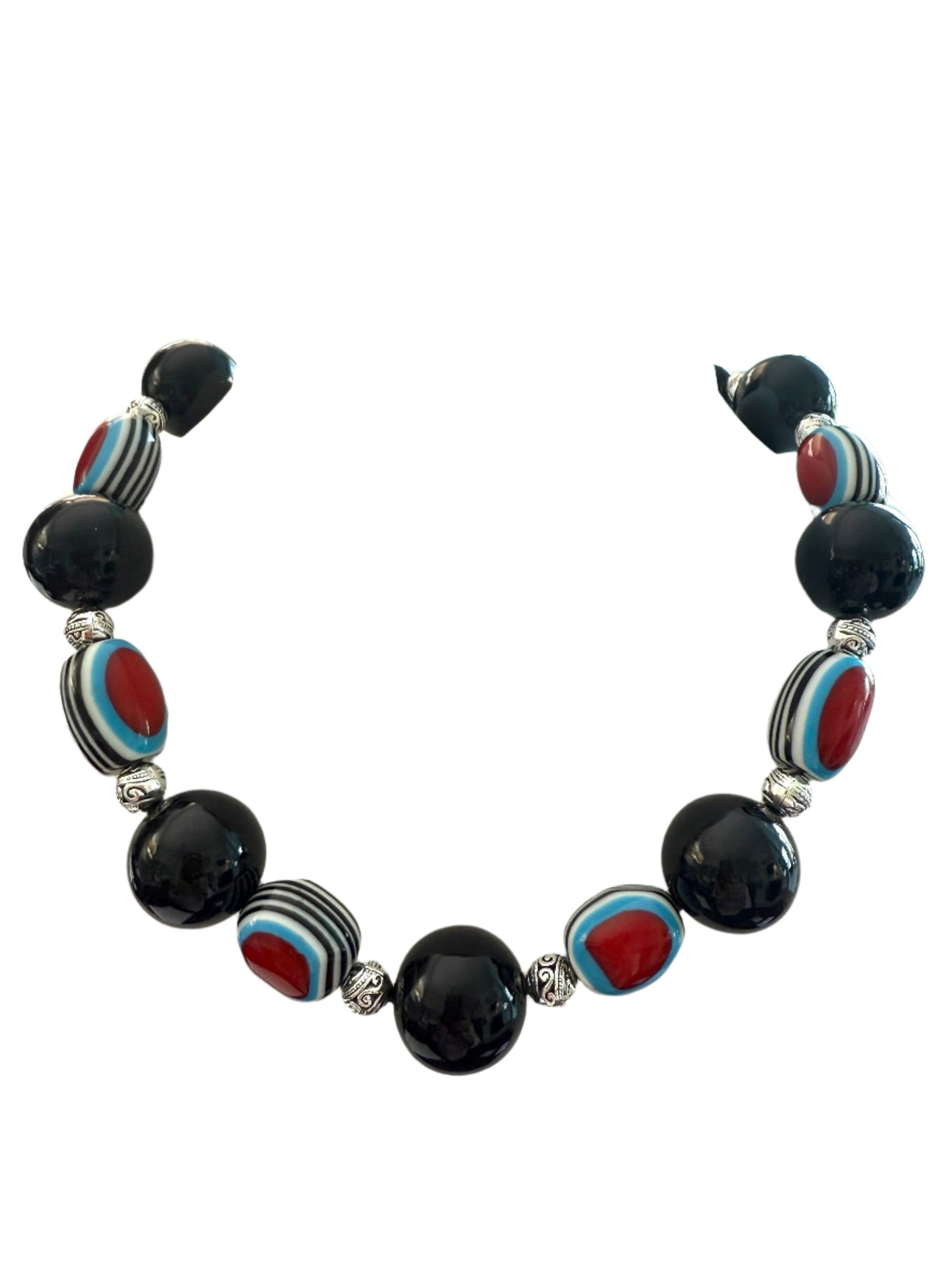 POP OF RED AND BLACK