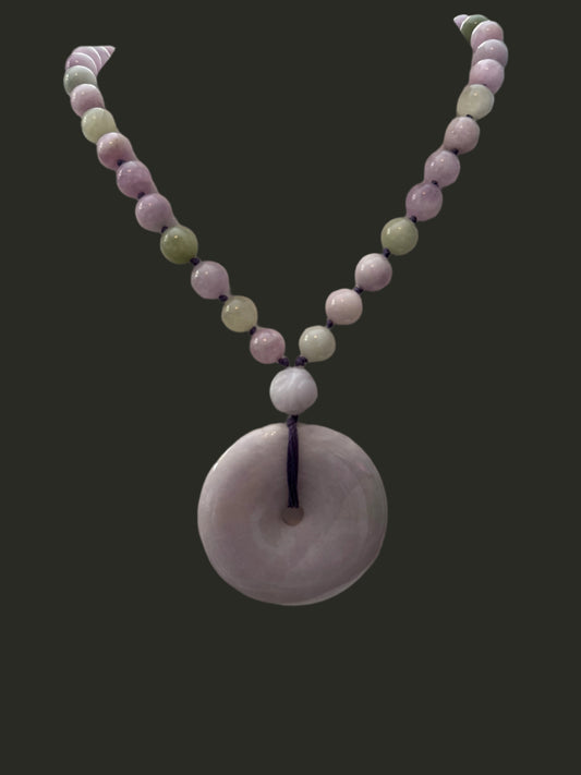 JADE LIFE SAVER & KUNZITE