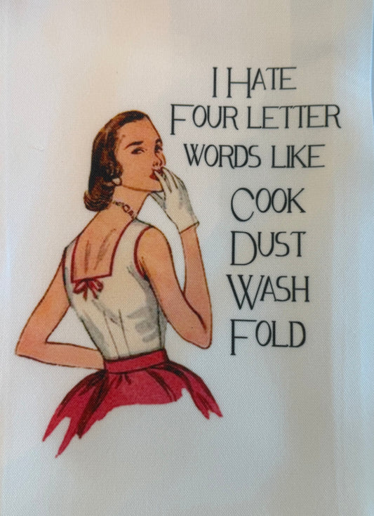 Funny Towels Four Letter Words