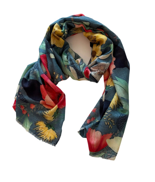 Scarf Hand Painted Cashmere #3