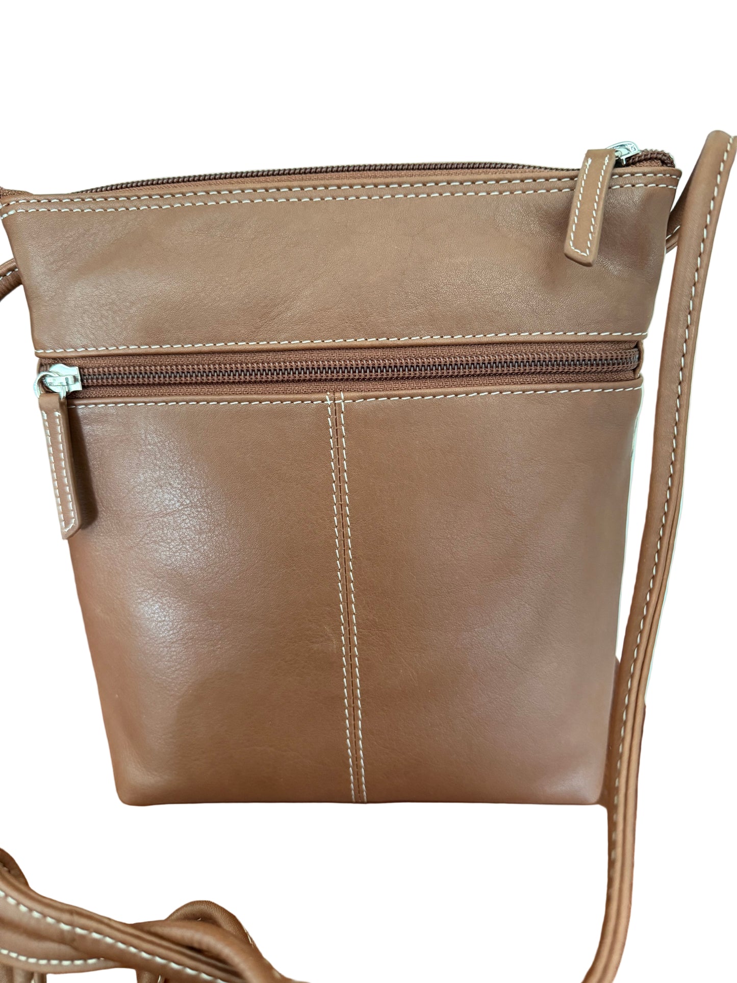 Crossbody Bag of Leather & Calf Hair