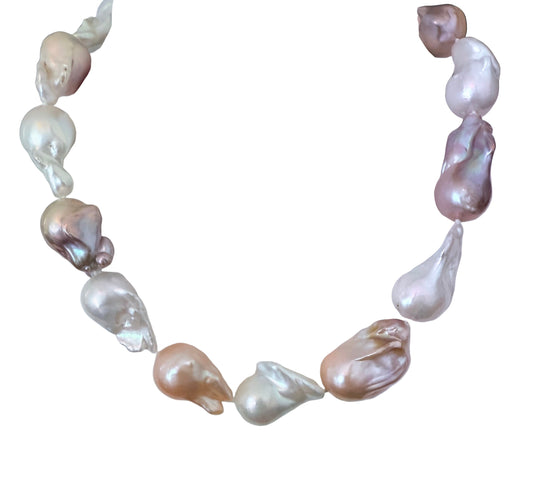 Baroque Pearls Natural Pink Shades