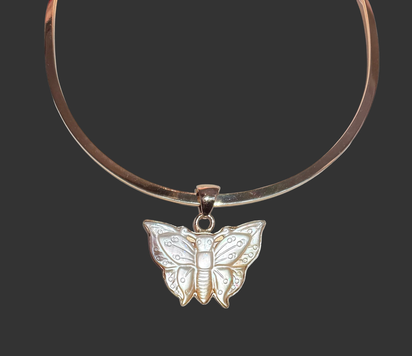 Pendant Butterlyfly Mother of Pearl