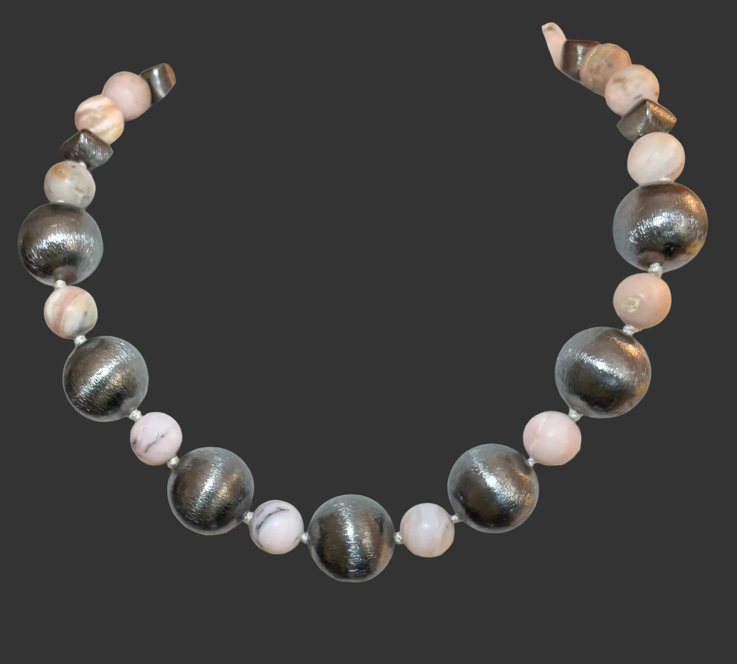 Rhodochrosite and Oxidized Metal