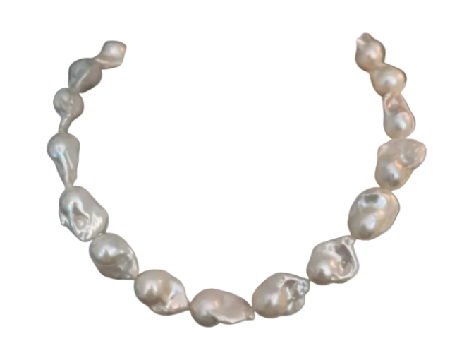 Baroque White Pearls