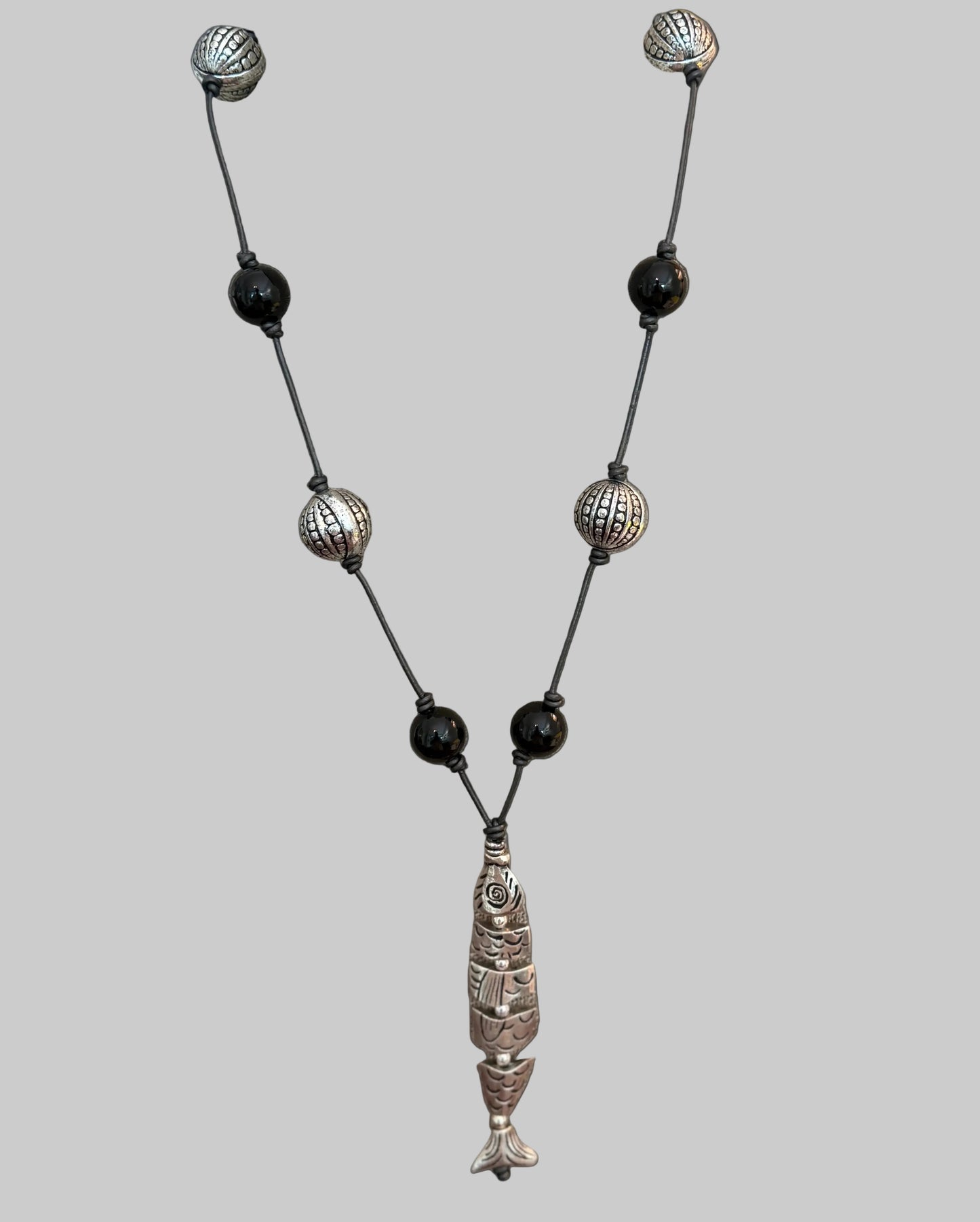 Fish Pendant on Necklace