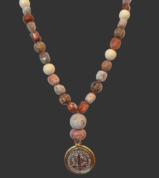 Replica Greek Coin & Significant Beads