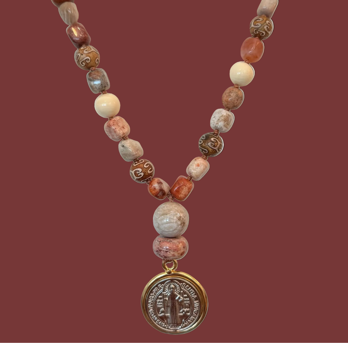 Replica Greek Coin & Significant Beads