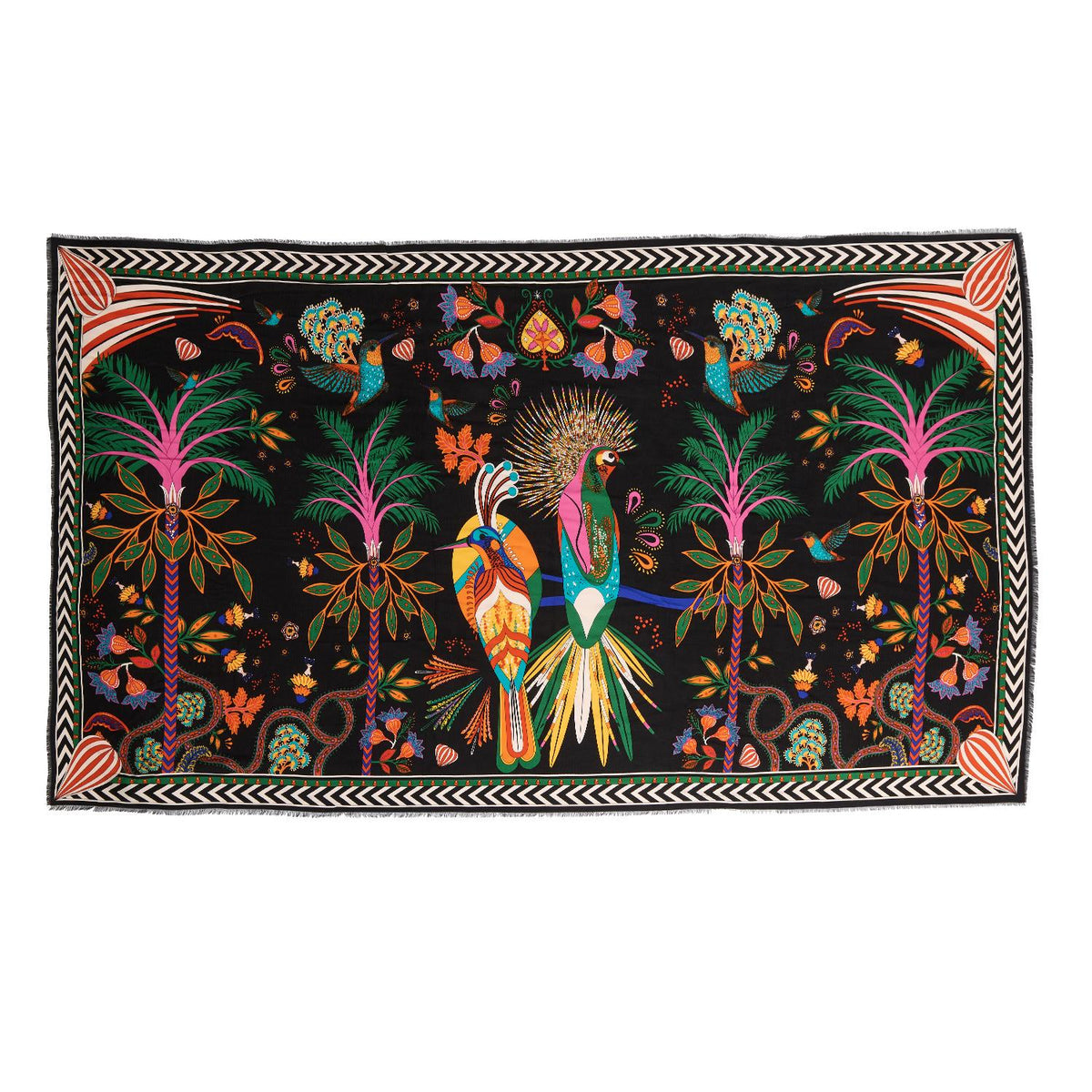 Magic India Scarf/Black