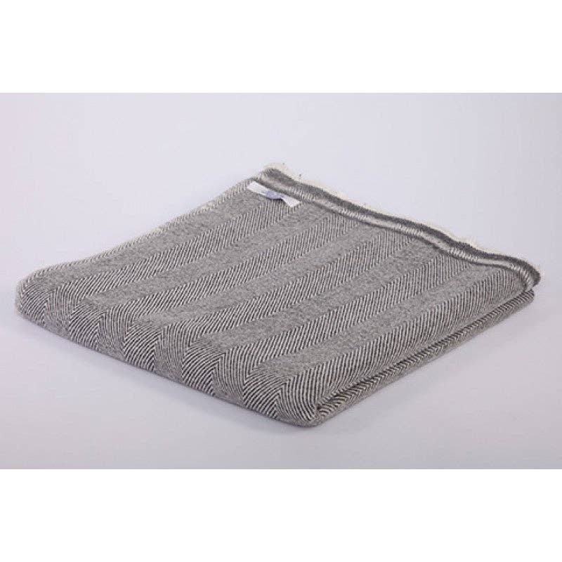 Herringbone  Cashmere Blanket
