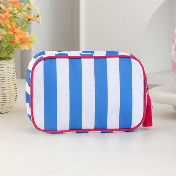 Cosmetic Bag Colorful Striped