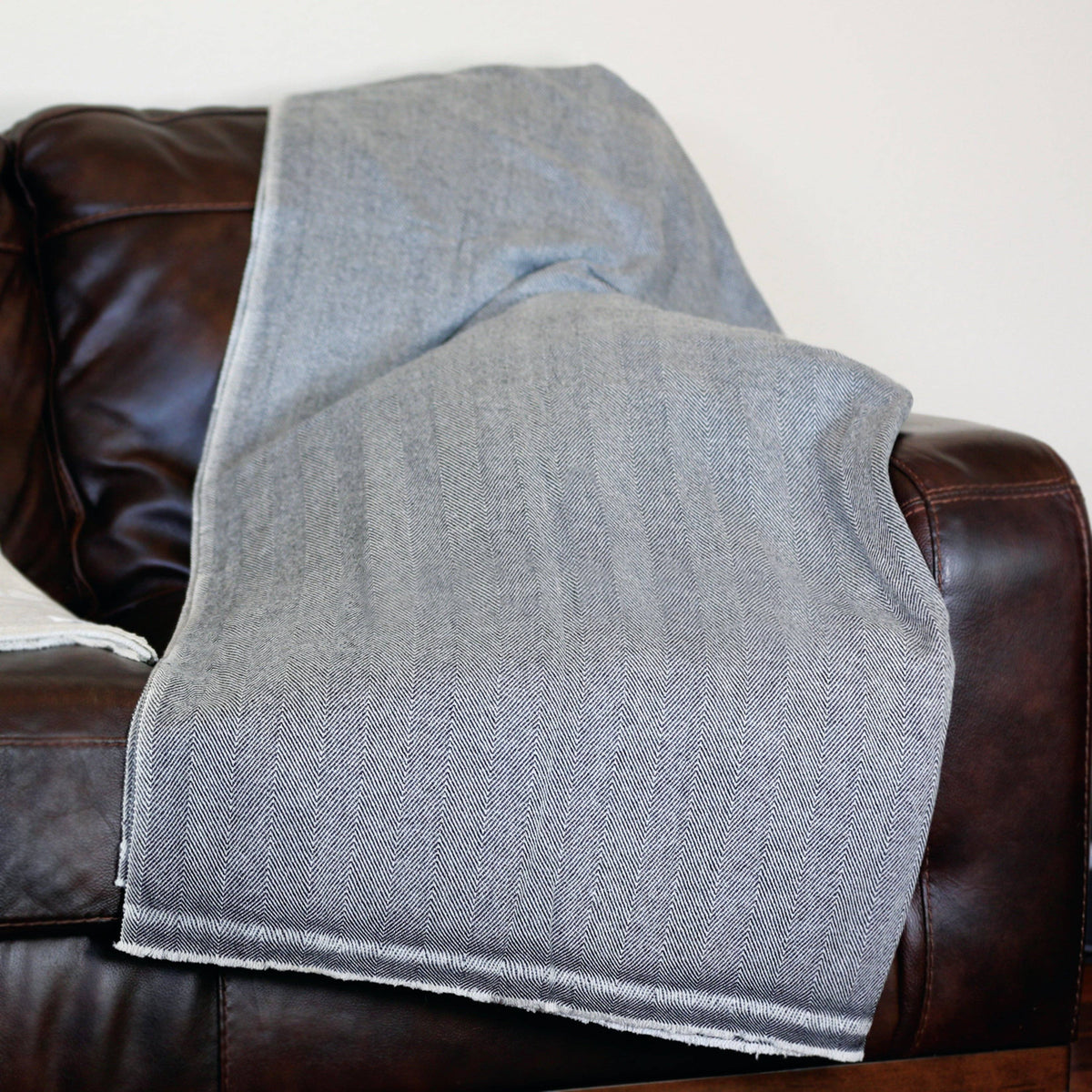 Herringbone  Cashmere Blanket