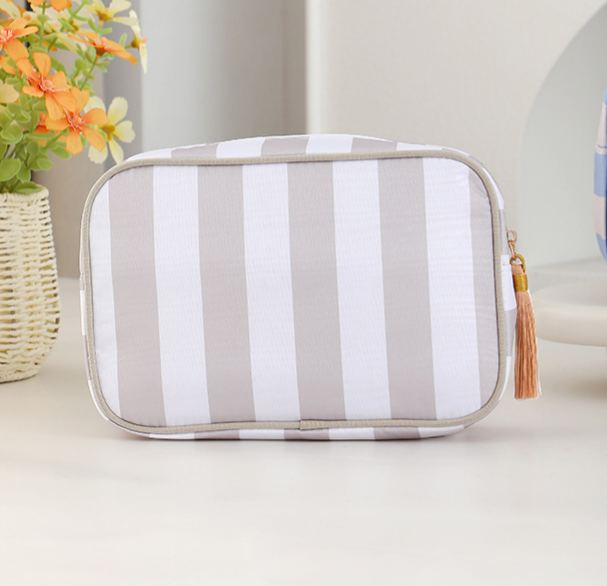 Cosmetic Bag Colorful Striped