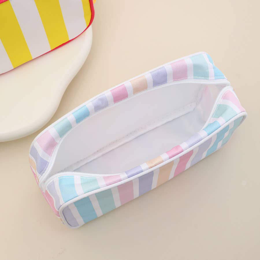 Cosmetic Bag Colorful Striped