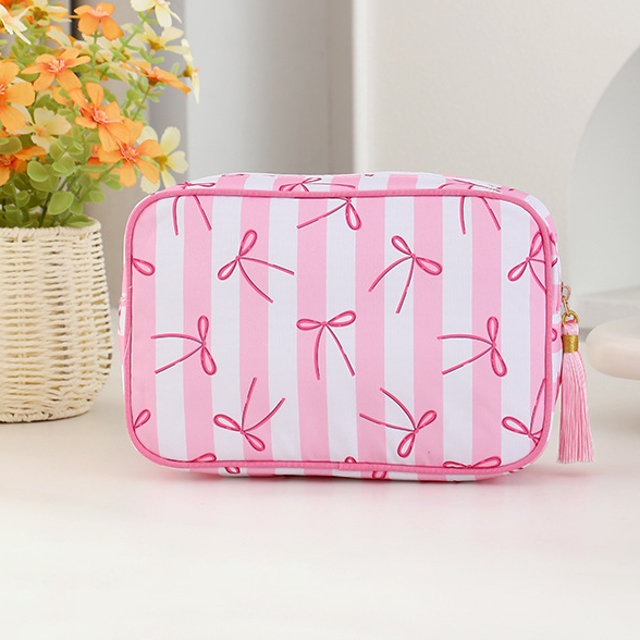Cosmetic Bag Colorful Striped