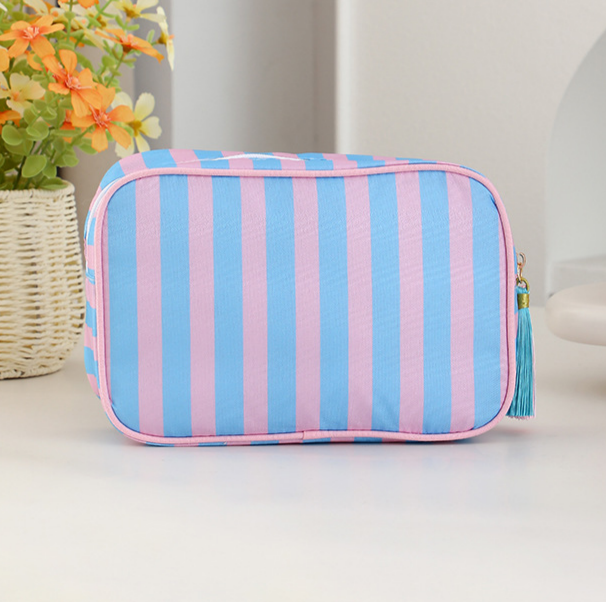Cosmetic Bag Colorful Striped