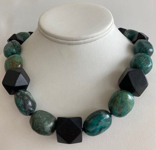 Turquoise and Hexgons