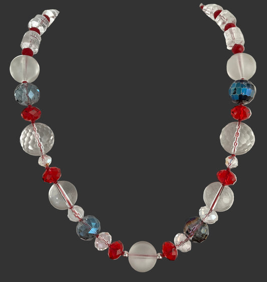 Necklace Red White & Blue