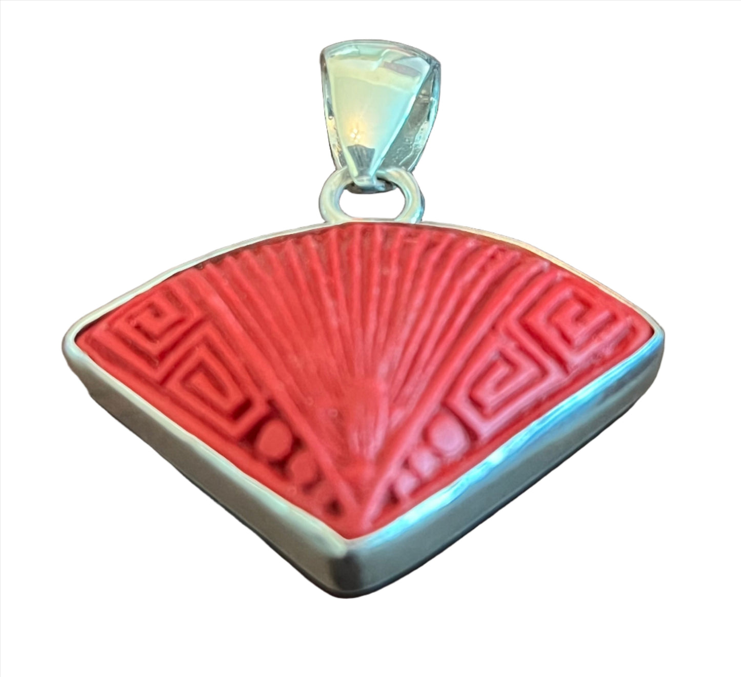 Pendant Cinnabar Fan
