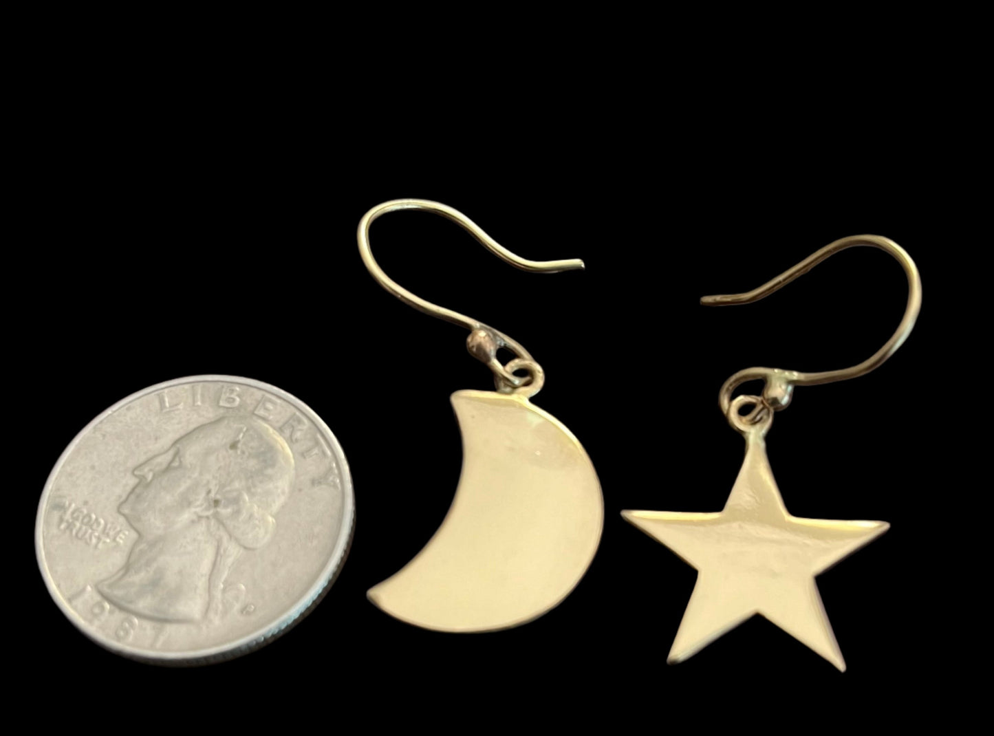 Earrings Star/Moon Alchemia